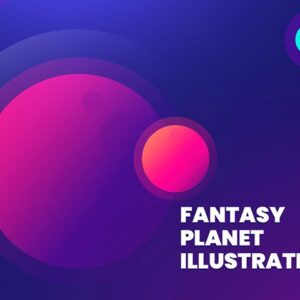 Fantasy Planet Illustration